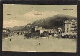 Chur GR , Bahnhof , Hotel,Stabstempel Chur , gel. 1909