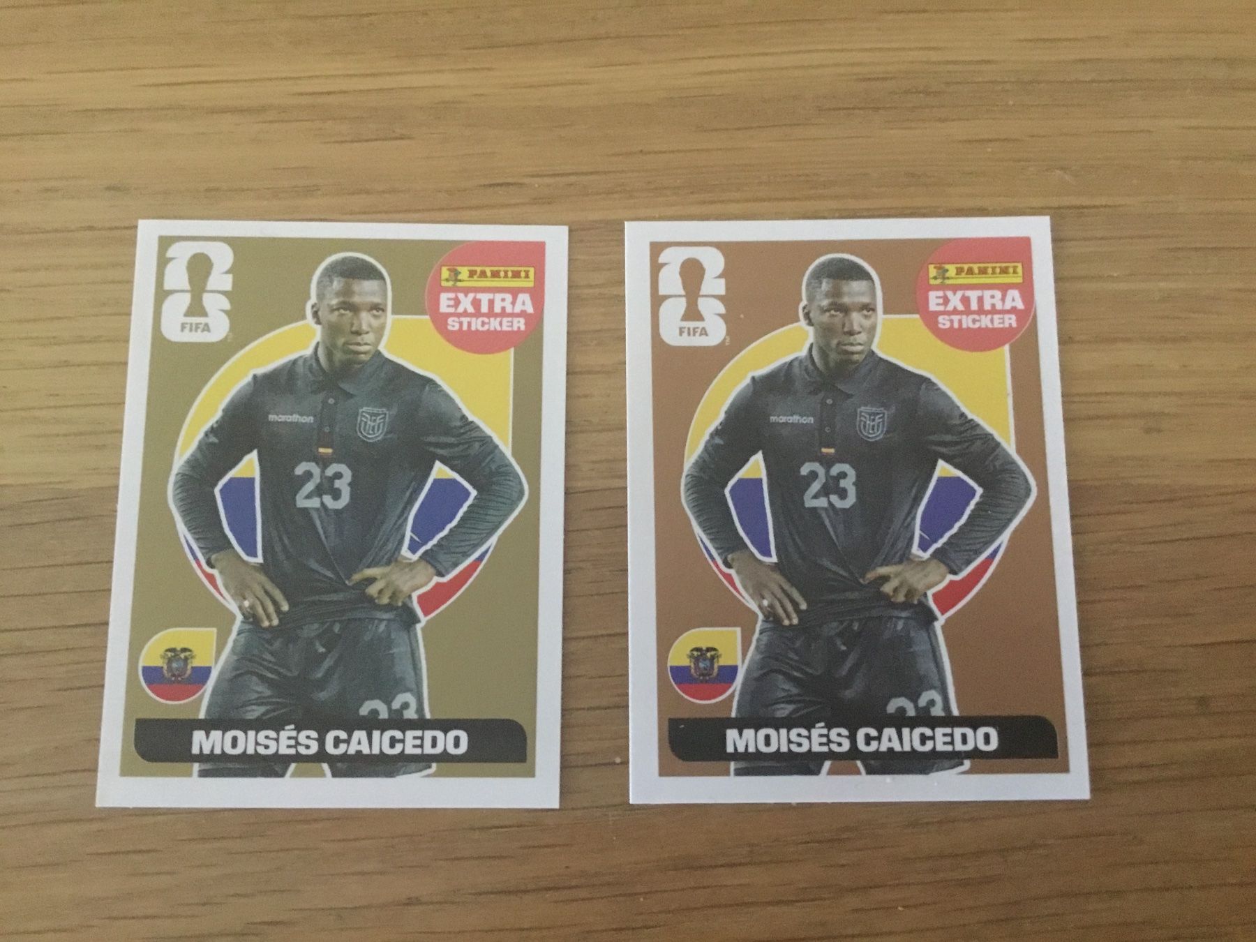 Panini Carte collezionabili: Panini Wm 2026 Extra Sticker 2x Moisės Caicedo – Usato da Donzhausen venduto da Rana79