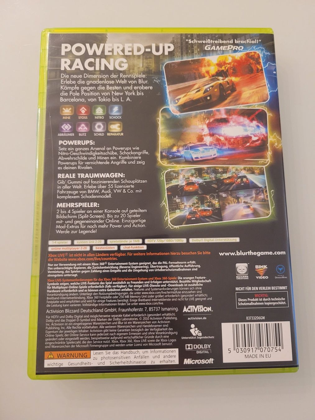 Spiele: blur (XBox 360) – Gebraucht aus Uezwil von  2