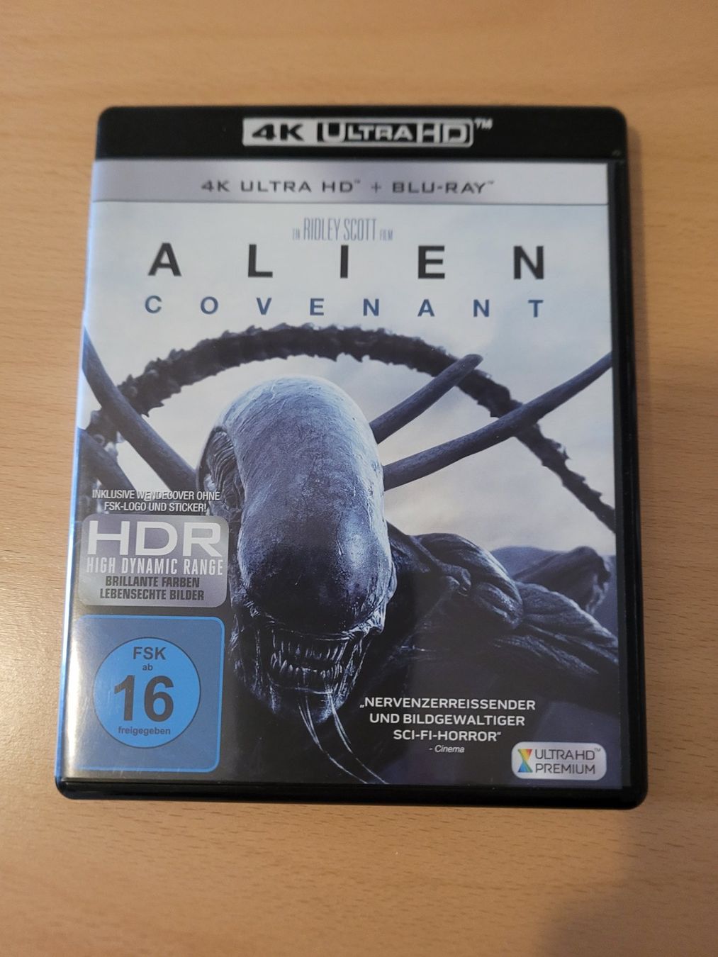 Alle DVDs: Alien Covenant / 4k UHD +Blu-Ray – Gebraucht aus Hauptwil von