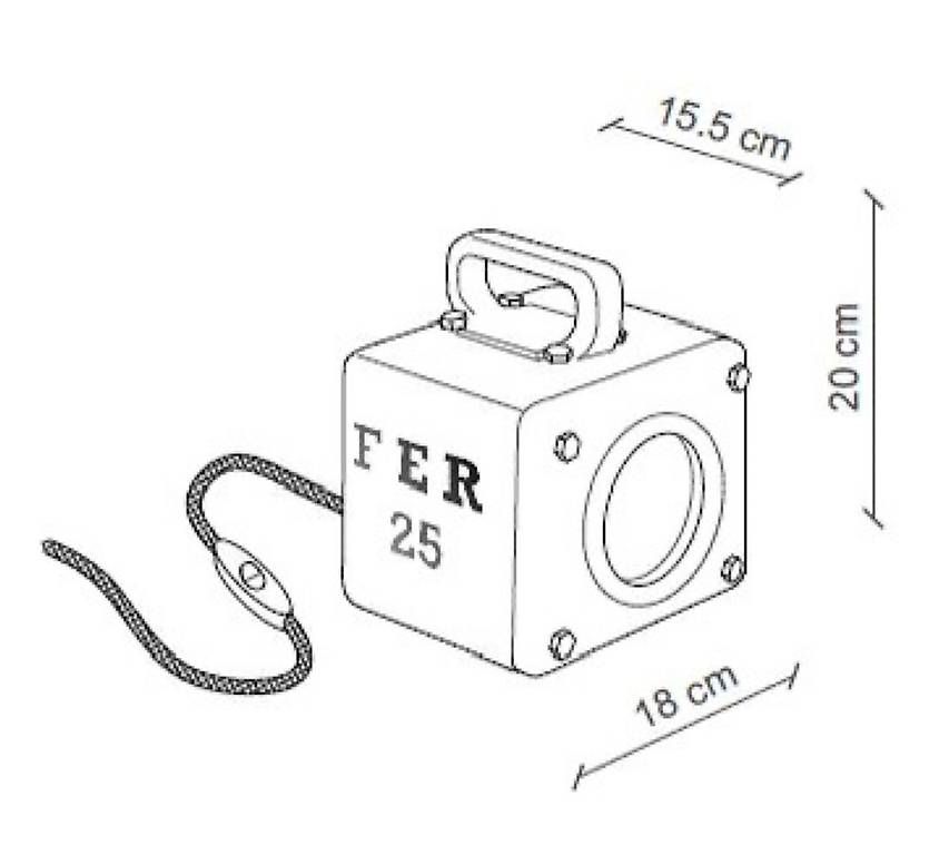 Lampen: Designer Tischlampe Industrial von Ferroluce – Neu (gemäss Beschreibung) aus Einsiedeln von cenikae 1
