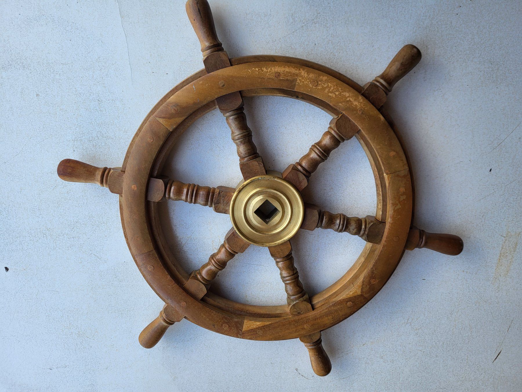 Barche: Echtes Schiff steuerrad seefahrt meer schiffahrt seemann – Usato da Turbenthal venduto da kai_6277 5
