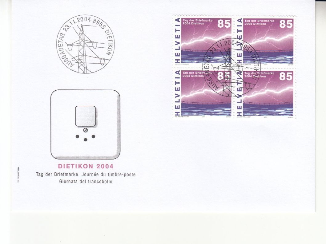 Tous les timbres: SBK 1139 im 4er-Block FDC – D'occasion à Bürglen TG par StampGraf