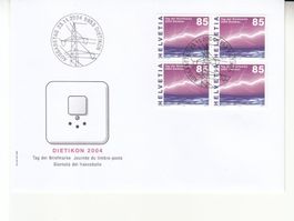 SBK 1139 im 4er-Block FDC