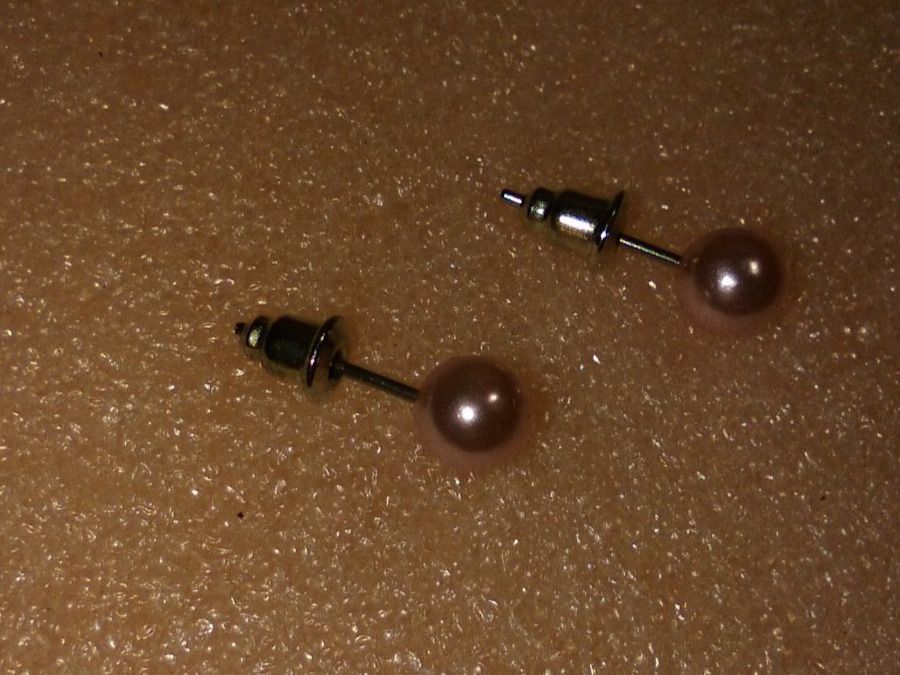 Orecchini pendenti & Orecchini a lobo: ohrringe modeschmuck,,,künstliche perlen,,,,hellroserot – Nuovo (secondo la descrizione) da Basel venduto da bijoutrie_4 3