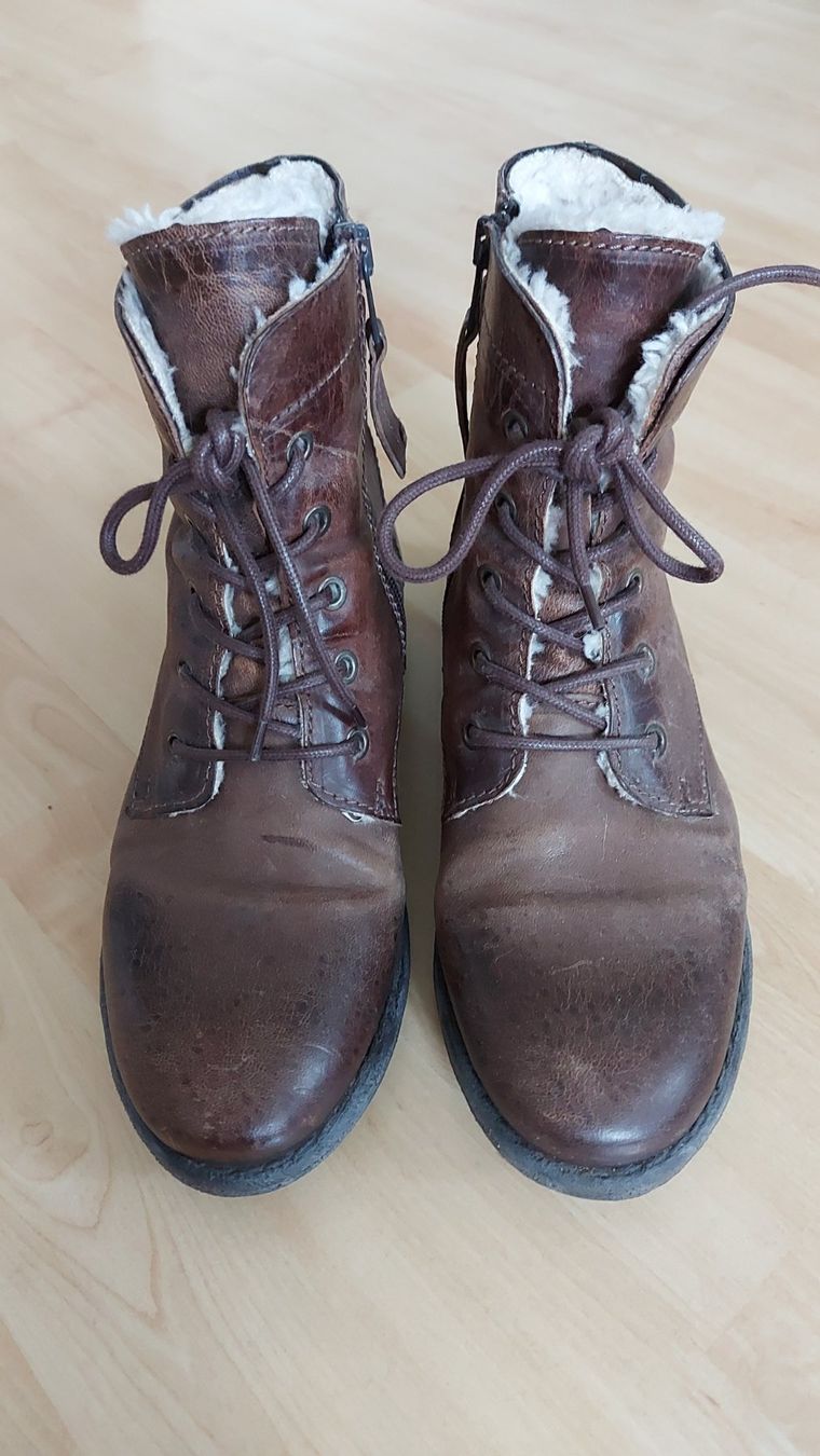 Mjus Scarpe da donna: MJUS Stiefelette gr,38 Braun – Usato da Nebikon venduto da Draga25