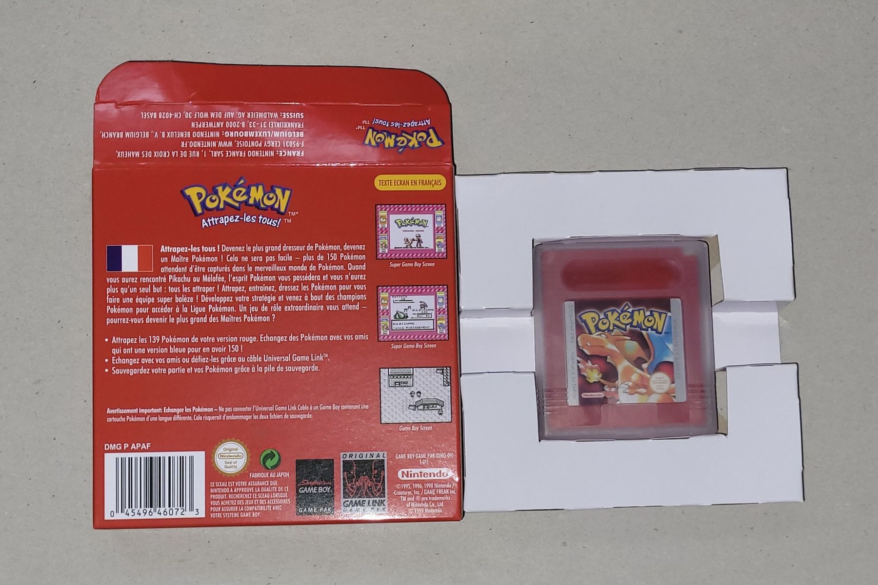 Pokémon Giochi: Pokémon Version Rouge sur Game Boy VF – Nuovo (secondo la descrizione) da Monthey venduto da tom_cp92 2
