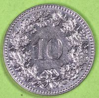 1933  /  FR. 0.10 - MÜNZE / SEHR GUT ERHALTEN !