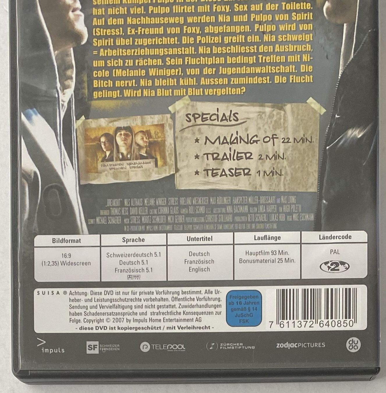 Tutti i DVDs: Breakout – Usato da Flums venduto da Asquillo 3