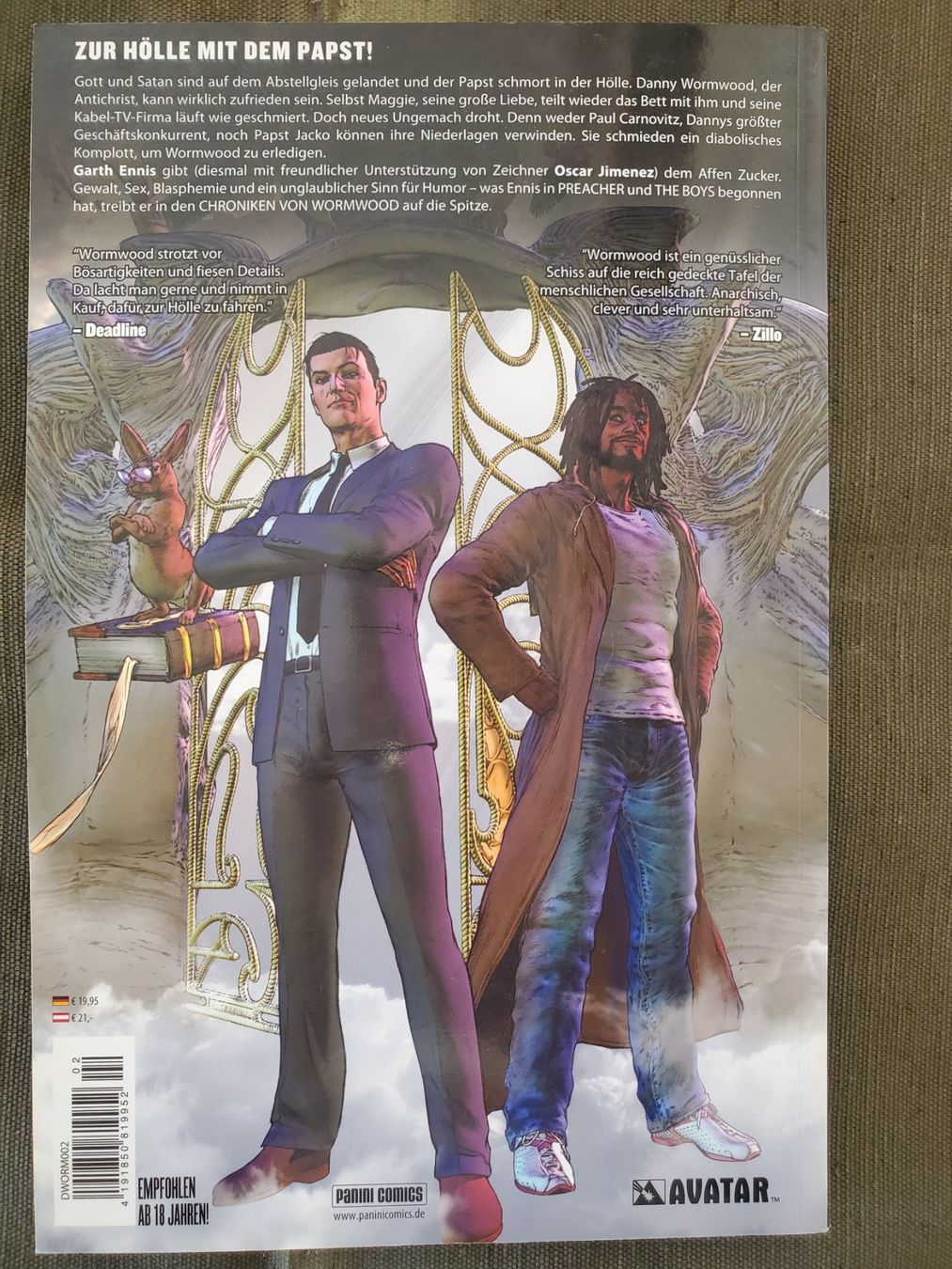 Comics: Comic von Garth Ennis "Die Chroniken von Wormwood"" – Gebraucht aus Hünibach von tommy_gunn 1