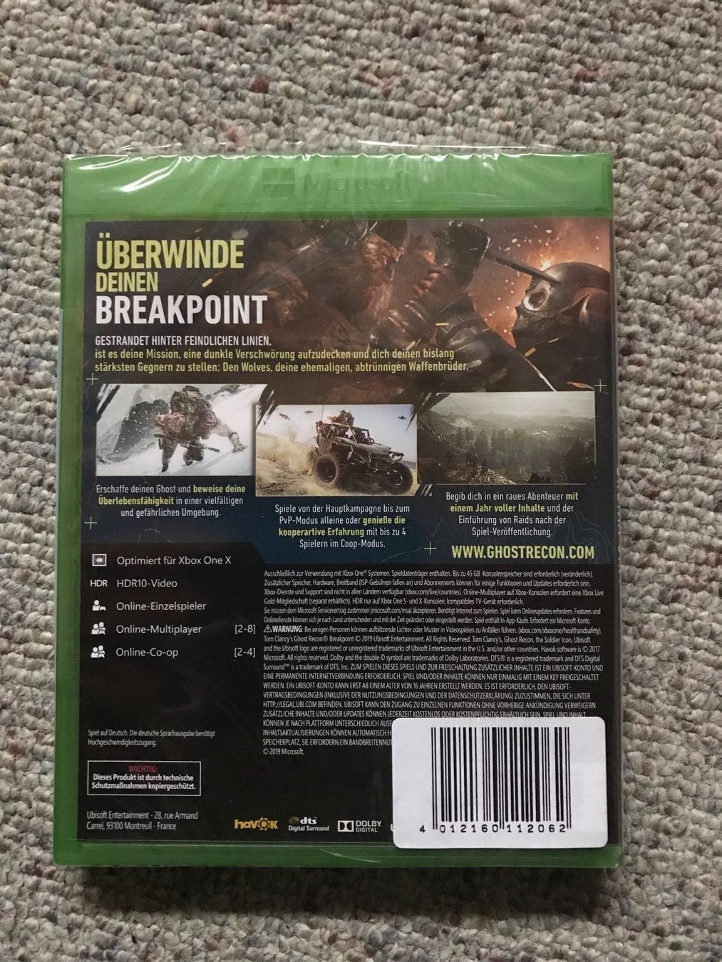Microsoft Giochi: Ghost Recon - Breakpoint *Xbox One* – Nuovo e nell'imballaggio originale da Liestal venduto da Adam-Grey 1