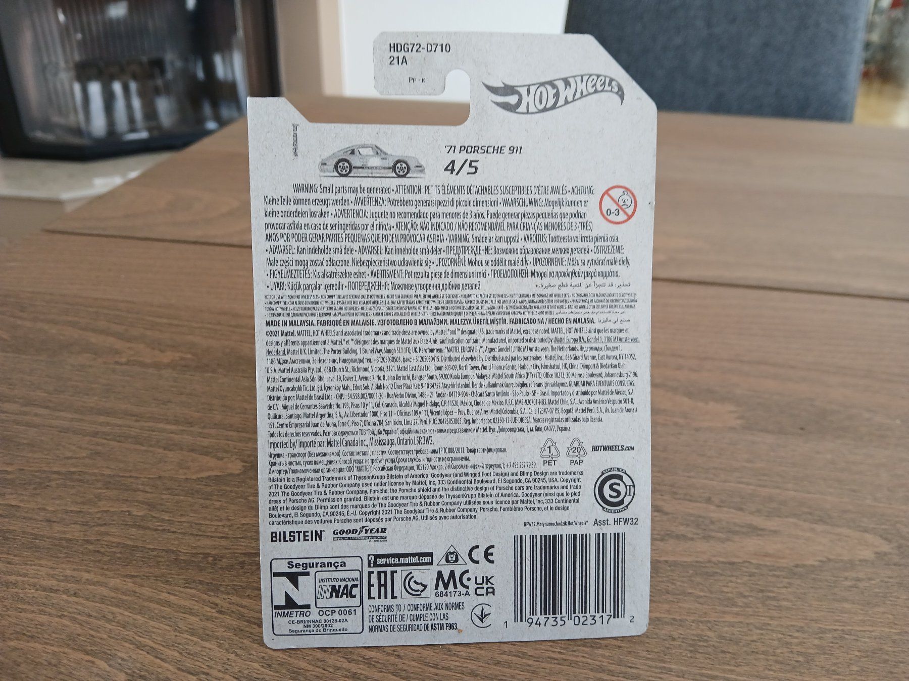 Hot Wheels Modellini d'auto: 1971 Porsche 911 – Nuovo e nell'imballaggio originale da Wiedlisbach venduto da Pontiacman93 1