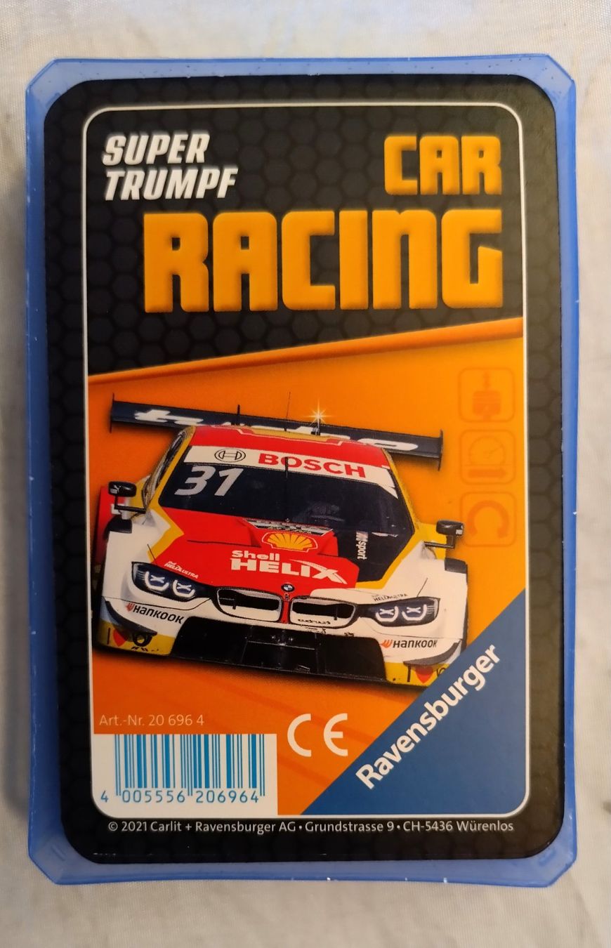 Ravensburger Giochi: Ravensburger Auto Quartett - Car Racing / 32 Karten – Usato da Bellach venduto da JingleJerry