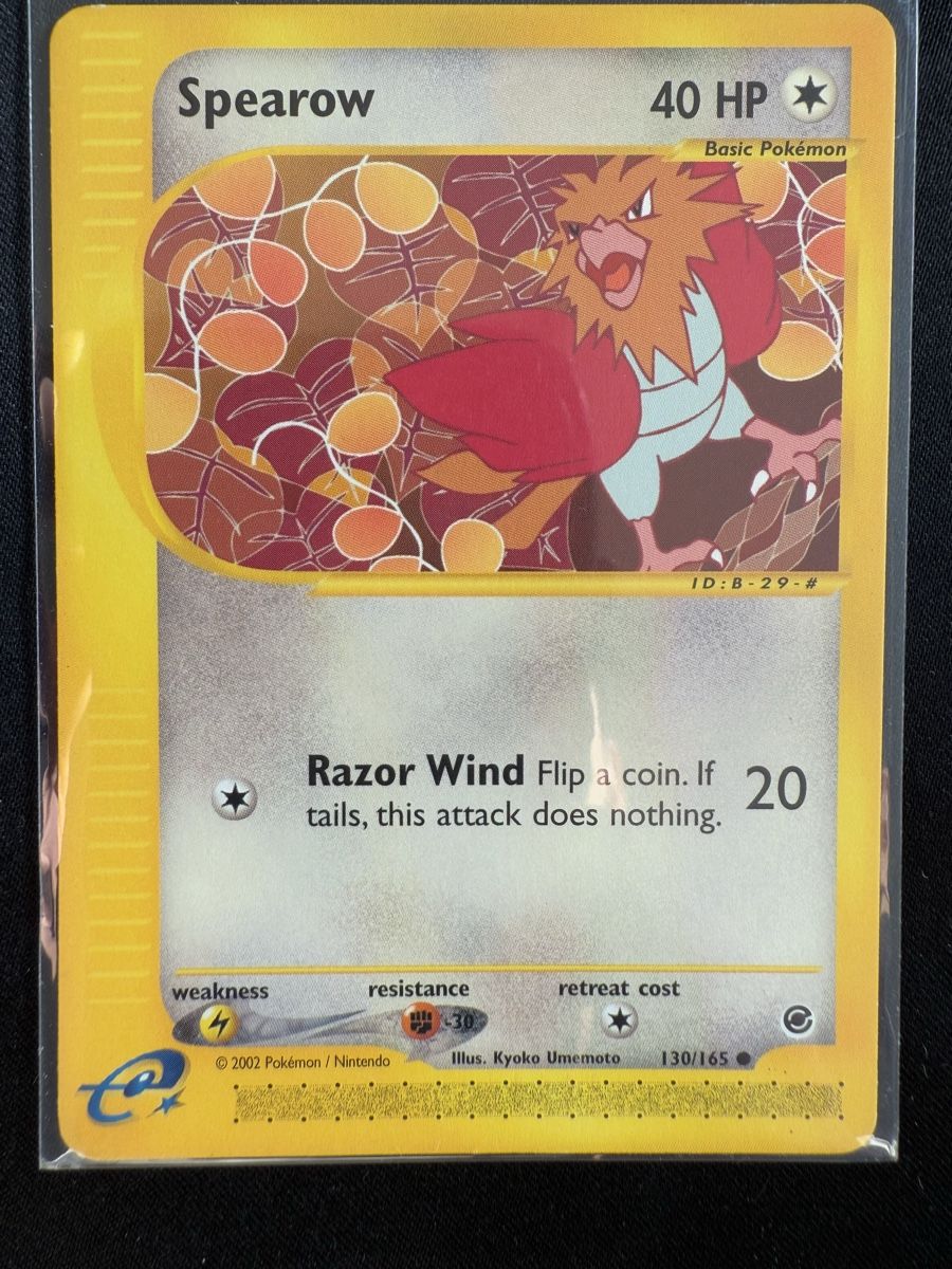 Pokémon Carte collezionabili: Spearow Pokemon Expedition 130/165 – Usato da Winterthur venduto da SiddyPokemon