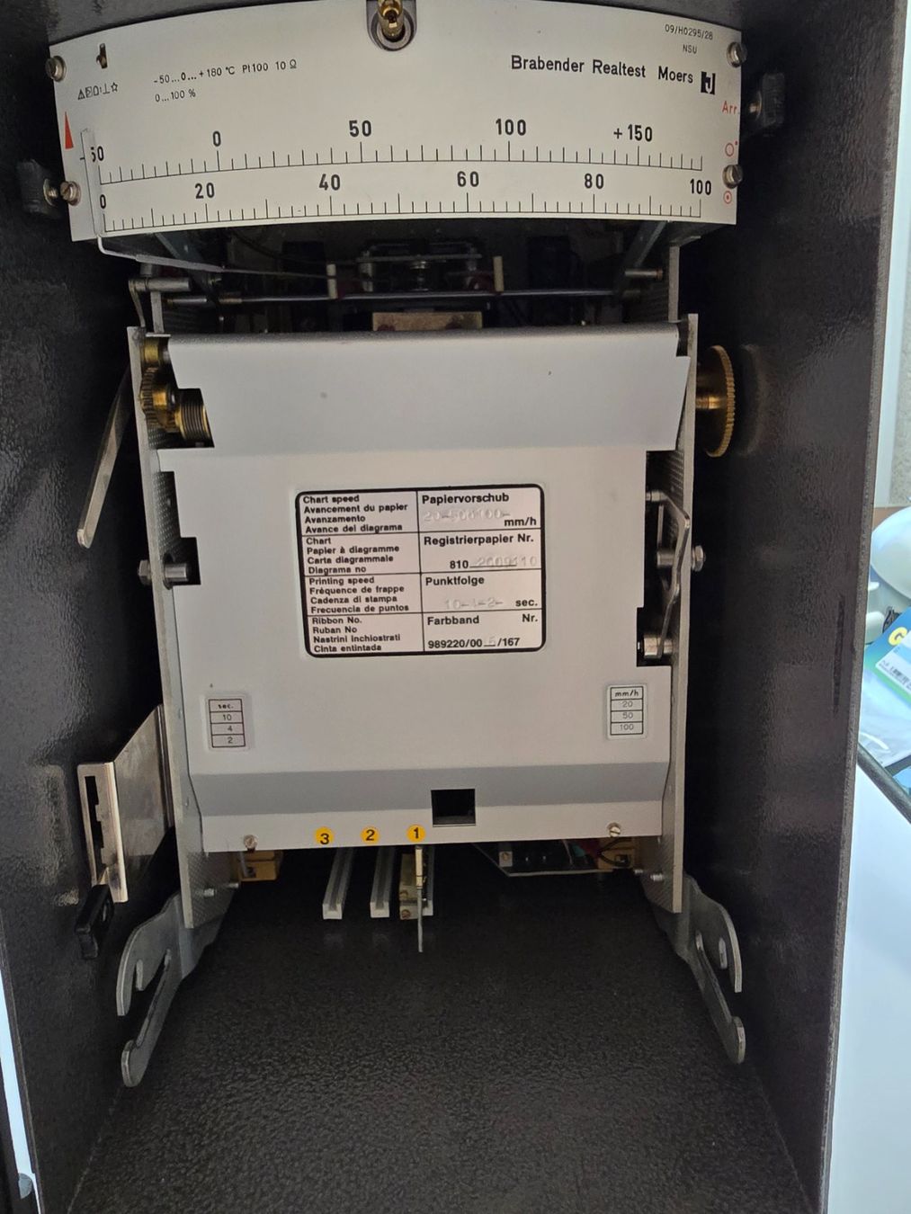 ABB Misurare: Temperaturschreiber / H&B Fallbügelschreiber – Usato da Balgach venduto da Zwickau01 5