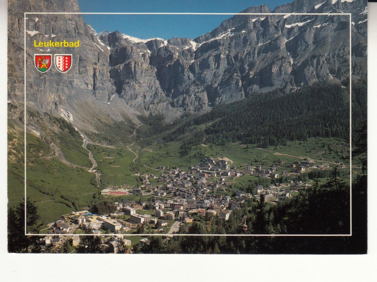 Cartoline postali: Leukerbad 1989 – Usato da Bürglen TG venduto da StampGraf