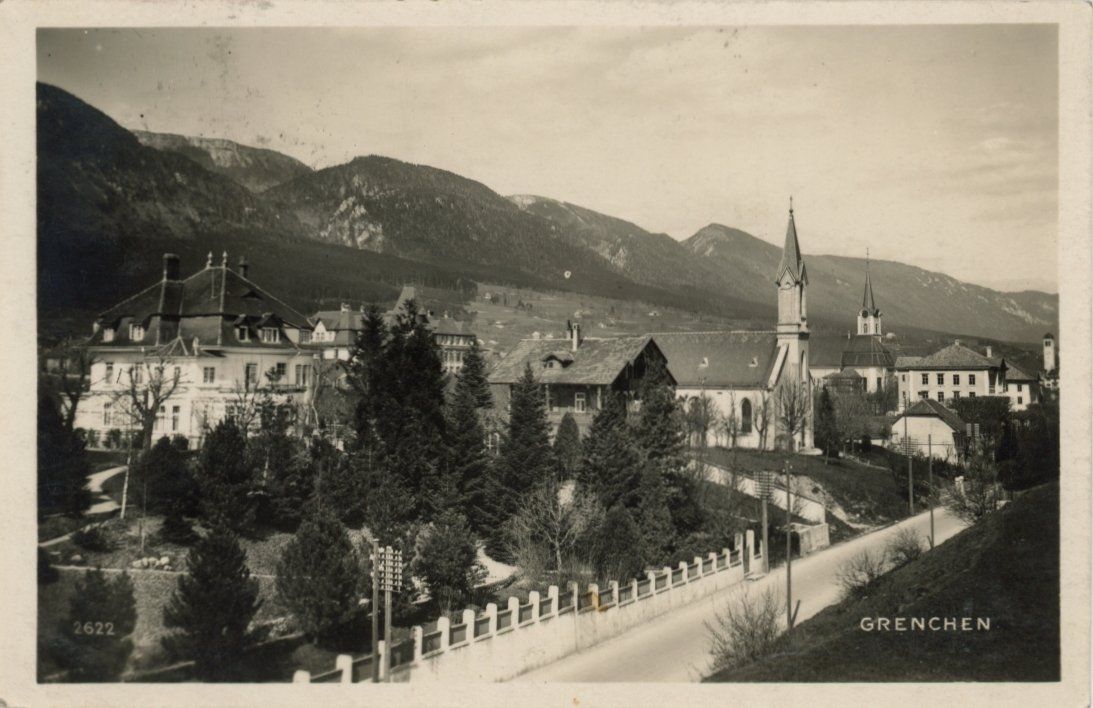 Cartoline postali: Grenchen   SO       um 1927 – Usato da Brig venduto da Valcards54