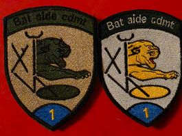 FU ABZEICHEN  Duo Badges Bat aide Cdmt bat 1 blau neu