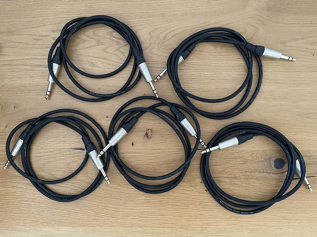 Kabel: 5 Audiokabel 1.5m – Gebraucht aus Luzern von Hempster