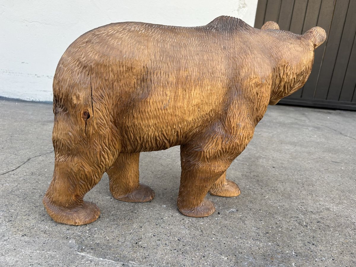 Statuette: Bär, Material unbekannt, Länge 60cm., Höhe 40cm. – Usato da Bern venduto da wal_qv9w 3