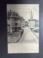 AK  Gallusstrasse St.Gallen, gel 1903
