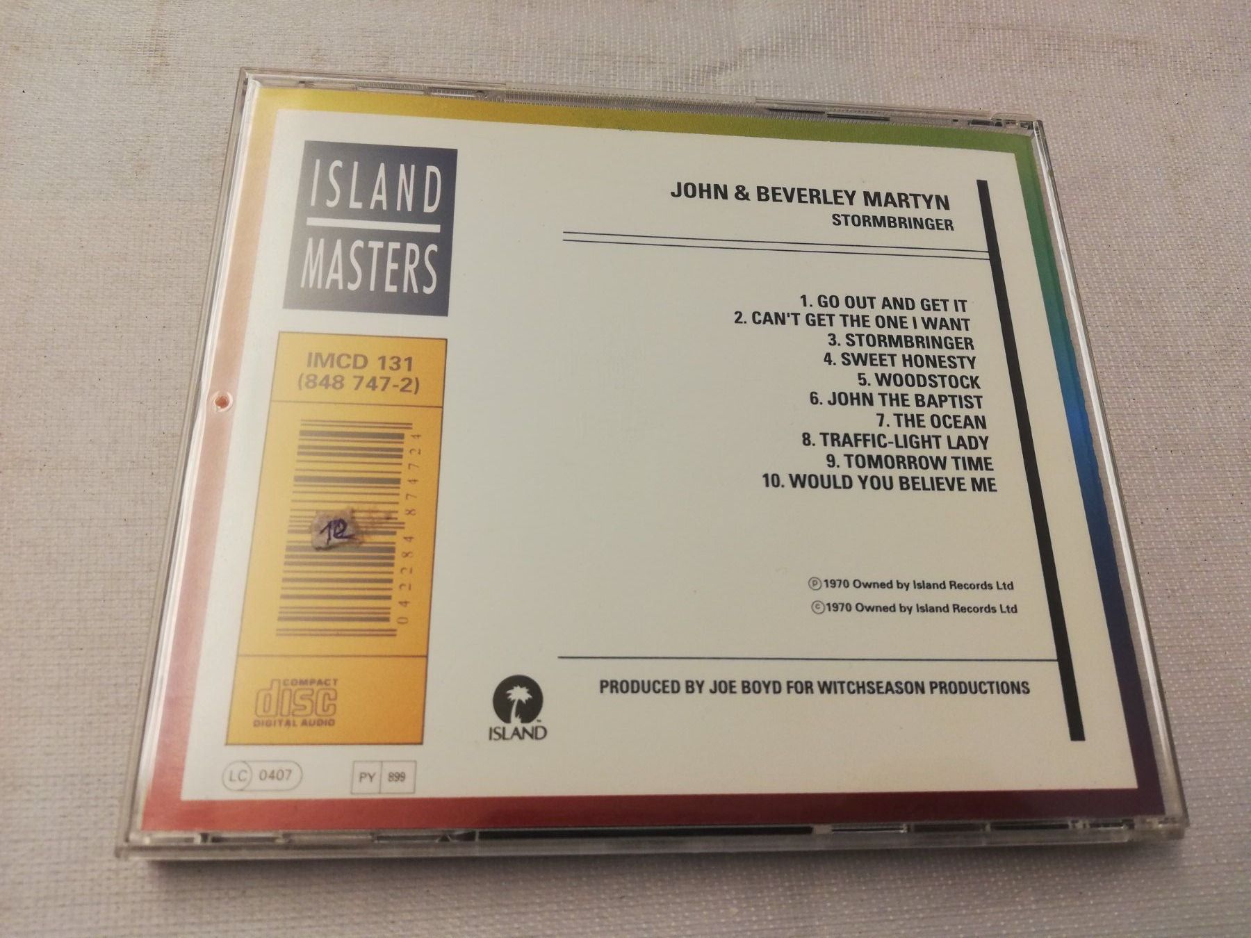 CD: JOHN & BEVERLEY MARTYN - STORMBRINGER – Usato da Bern venduto da Vinylsound.ch 1