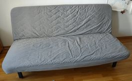 IKEA NYHAMN Schlafsofa – grau – inkl. Matratze & Bezug