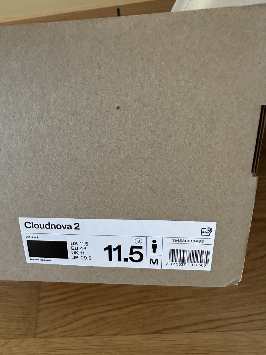 On Scarpe da uomo: New! On Cloudnova 2 All Black Sneakers - Size 46 eu – Nuovo e nell'imballaggio originale da Zürich venduto da gel_8npg 3