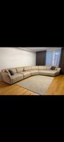 Design Ecksofa Beige ca. 480cm neuwertig