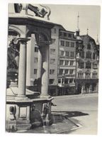 EINSIEDELN Klosterplatz - Werbung Hotel Rot-Hut