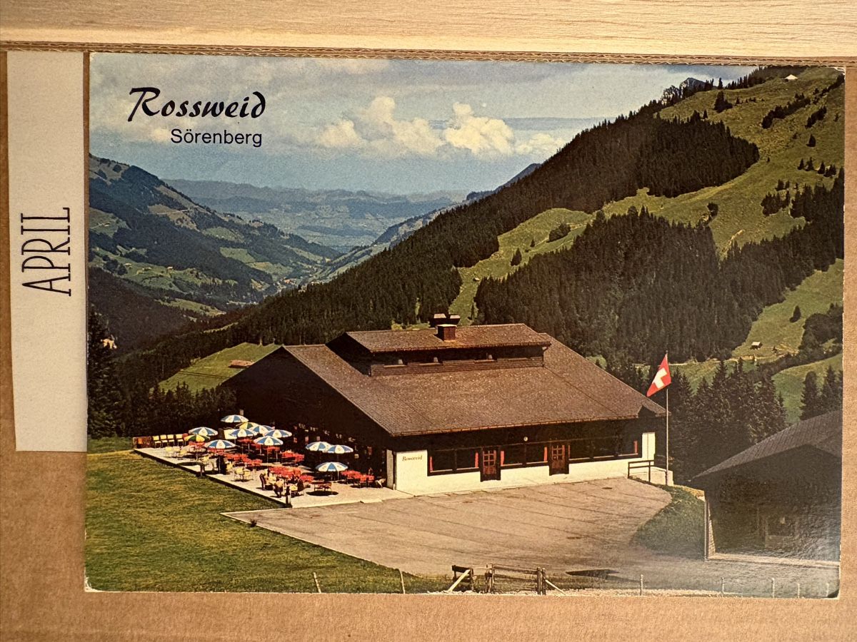 Cartoline postali: AK von Bergrestaurant Rossweid / Sörenberg – Usato da Rümlang venduto da Kartenpost1