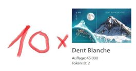 10 x Swiss Crypto Stamps ID:2