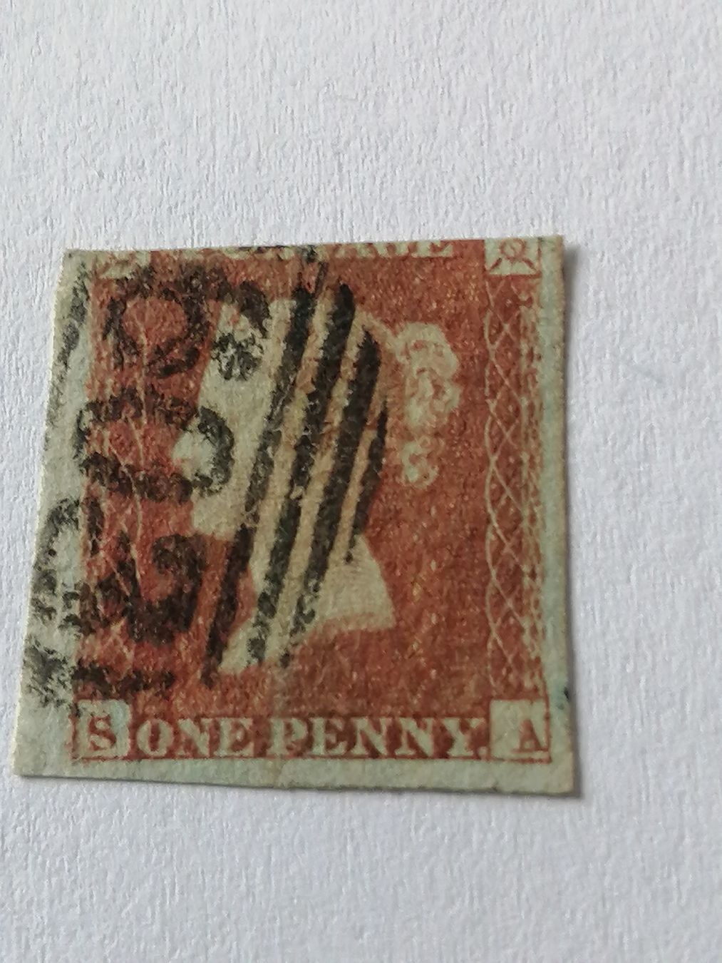 Tutti i francobolli: One Penny Red 1841  – Usato da Happerswil venduto da tschergi
