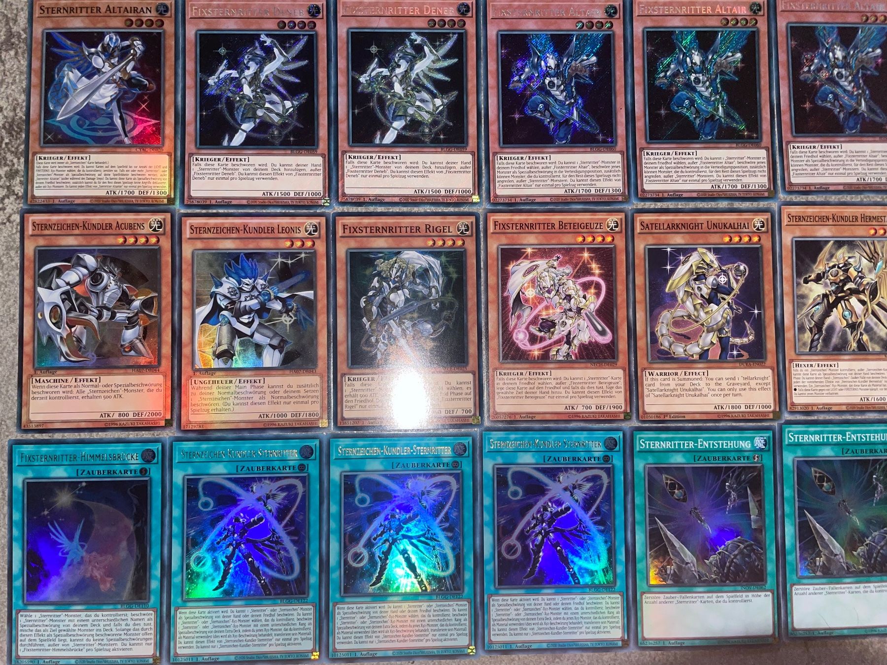 Yugioh Sammelbilder & Trading cards: Seltenes Sternzeichen / Sternritter Deck! – Neu (gemäss Beschreibung) aus Altstätten SG von ChangeMaker 3