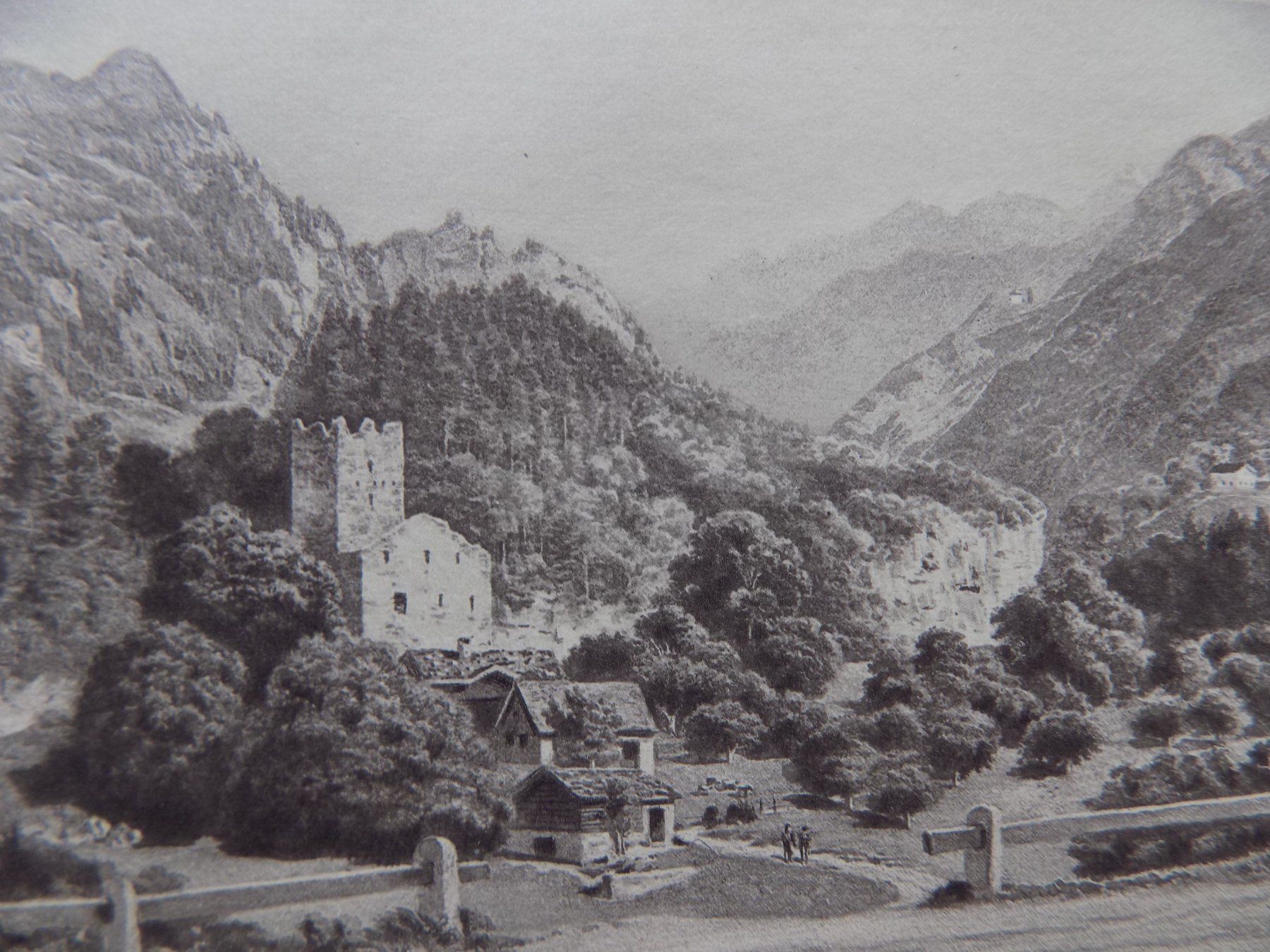 Incisioni: Ruine Campi Sils im Domleschg – Usato da Risch venduto da Rischli15 2