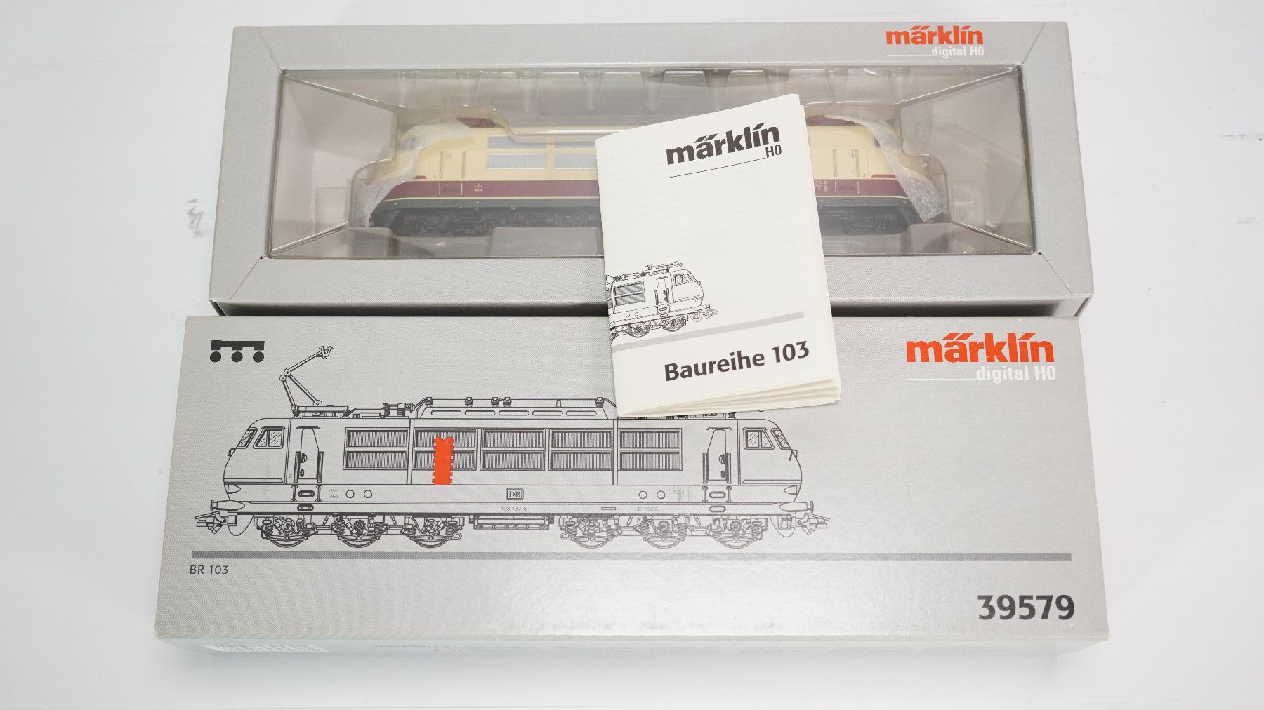 Märklin Modellini di ferrovie: c1 Märklin 39579 DB BR 103 E-Lok TEE – Usato da Uetendorf venduto da tigermuegi 7