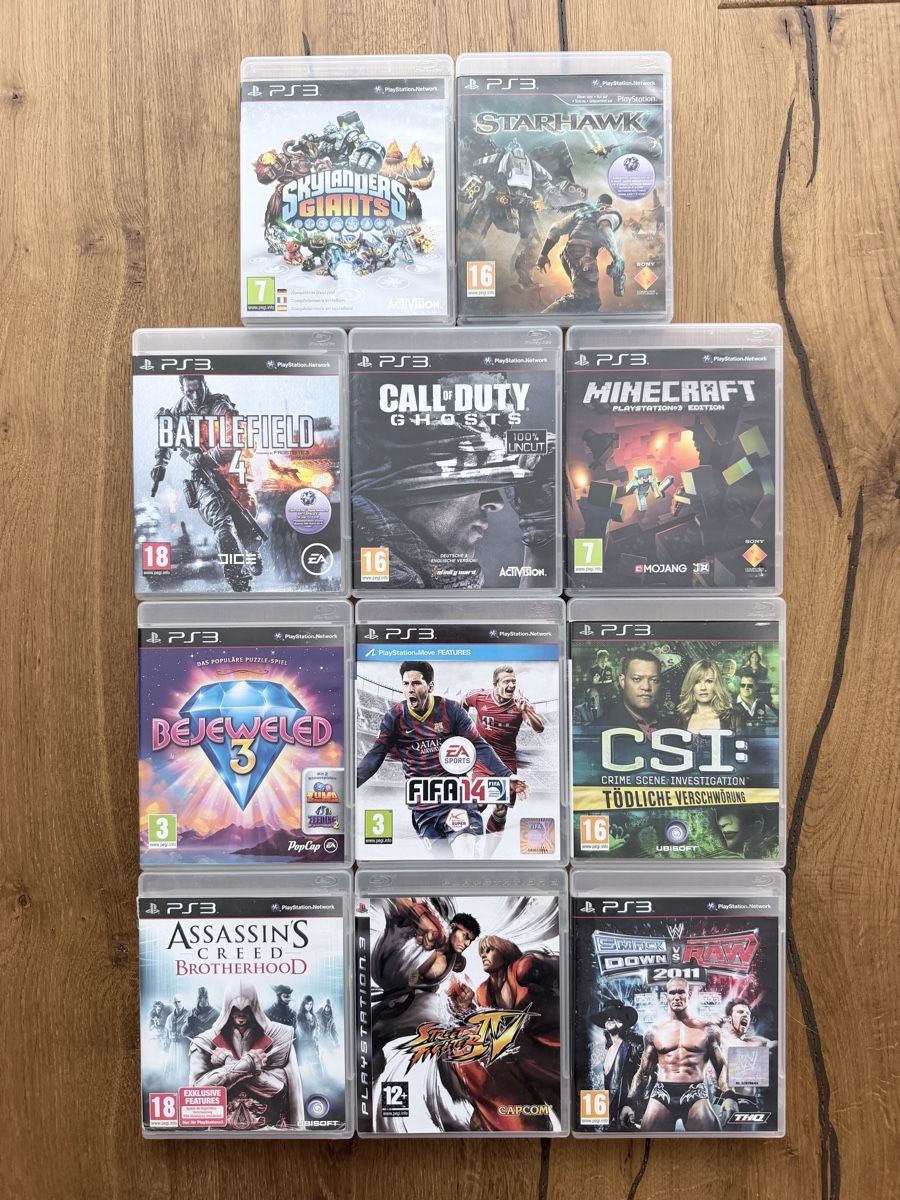 Sony Spiele: PS3 Spiele 11 Stück  – Gebraucht aus Regensdorf von scheissspiel
