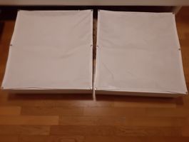 2 praktische Bettzeugkasten, weiss,