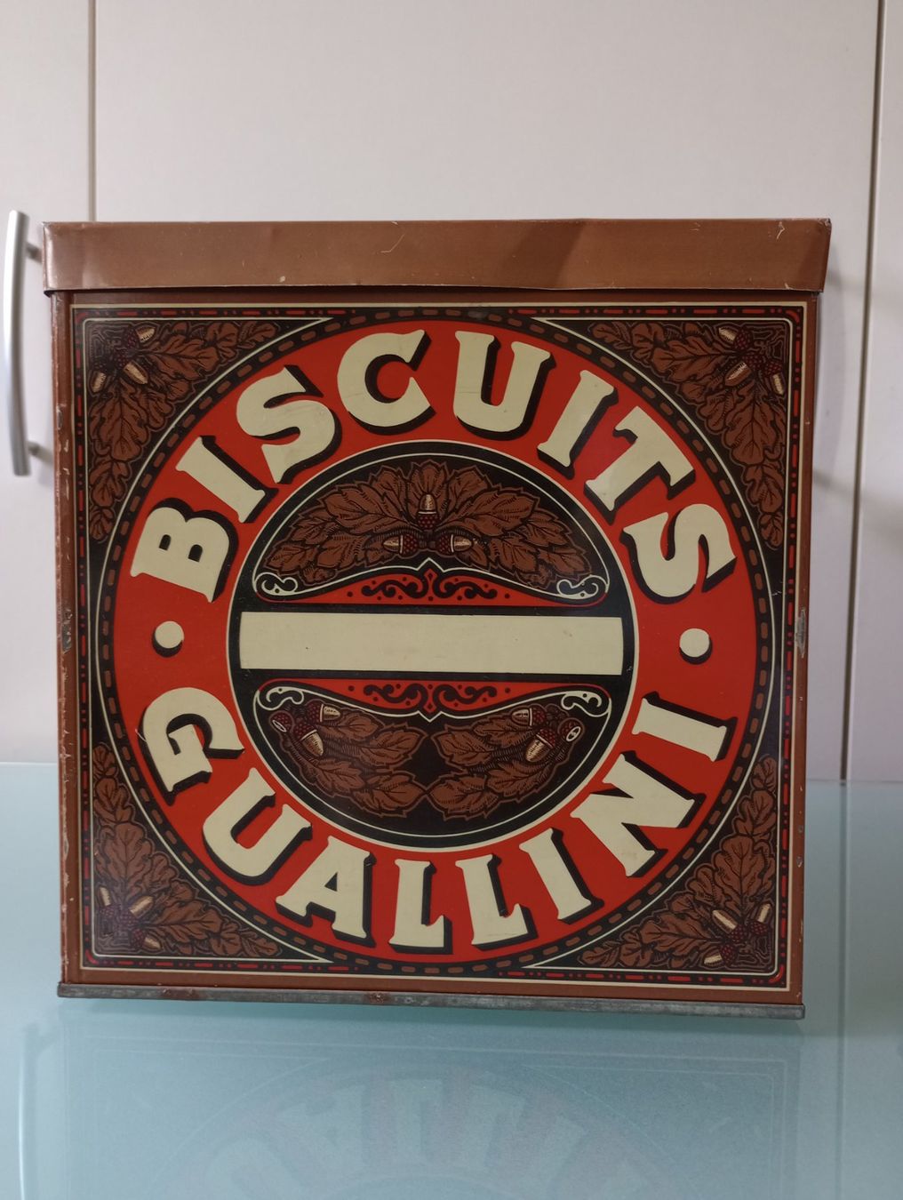 Barattoli: Blechdose Biscuits Guallini Wallisellen – Usato da Herisau venduto da ACm9 1