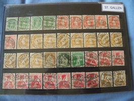 Alte Briefmarken Sammlung St. Gallen - Rarität zu verkaufen!