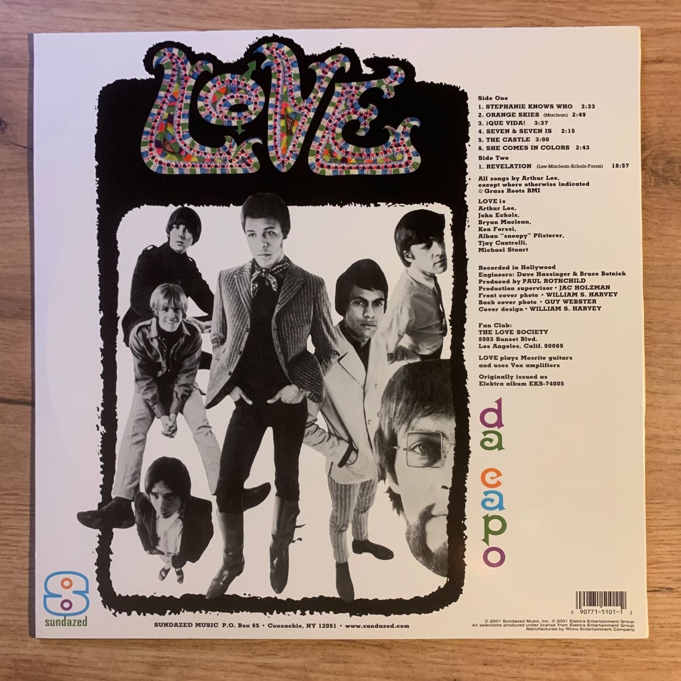 Vinyles: LOVE - DA CAPO...RE US 2001...EX/EX – D'occasion à Gals par Diskopat 1