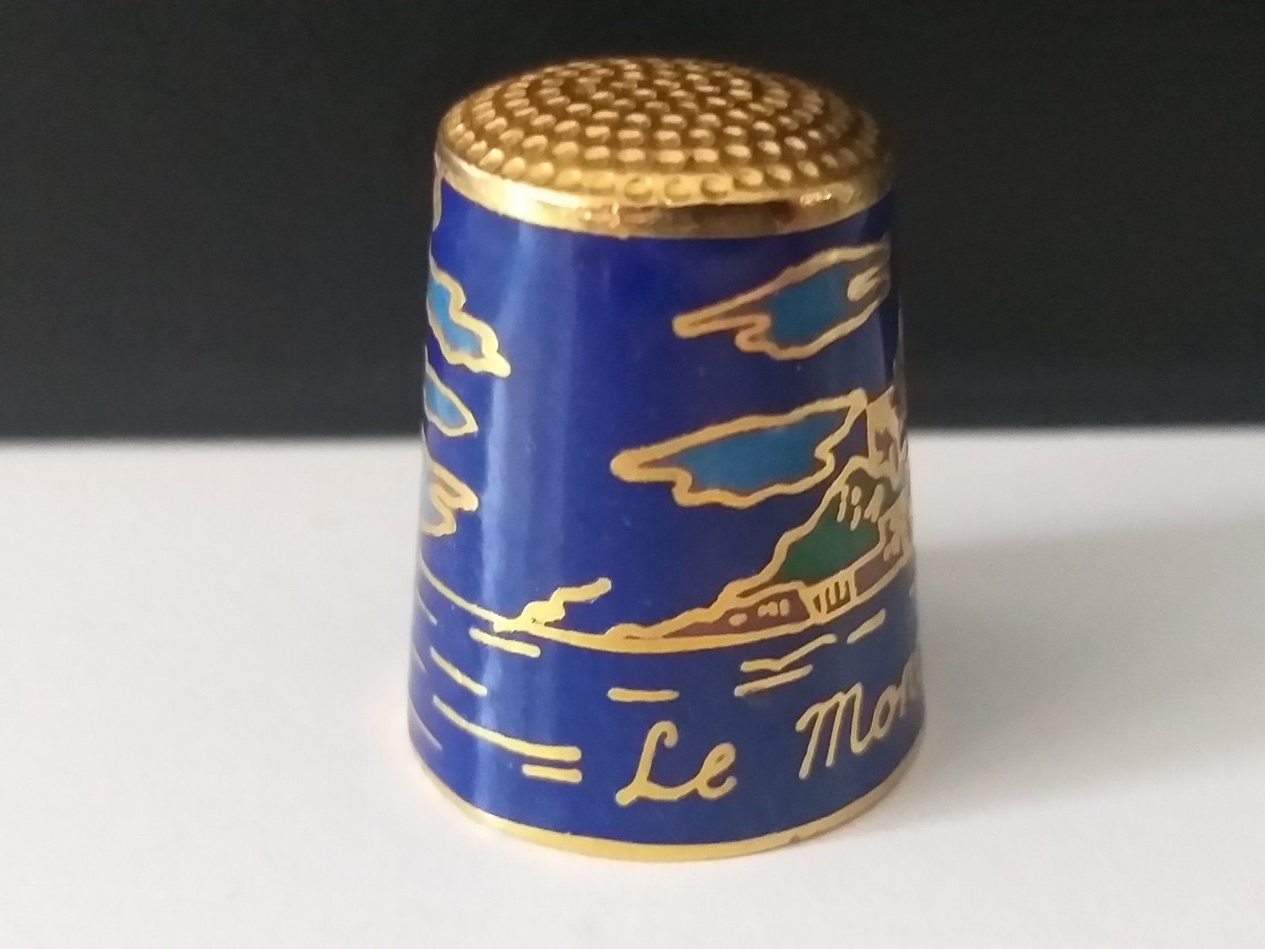 Fingerhüte: LE MONT ST MICHEL Dé à coudre – Gebraucht aus Cossonay-Ville von Les_1001_perles 1
