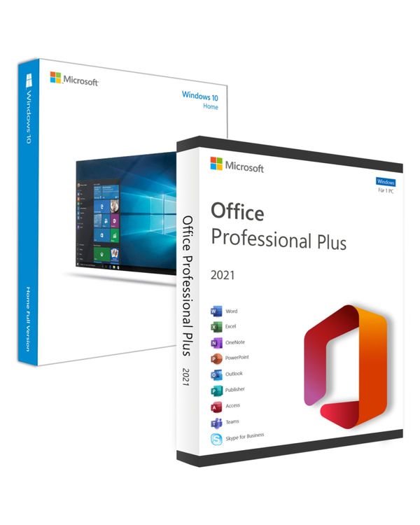 Microsoft Windows 10 Pro & Office 2021 Professional Plus (Gebraucht) in ...