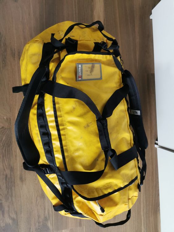 The north face duffel bag XL gelb 140L Reisetasche Tasche Kaufen auf
