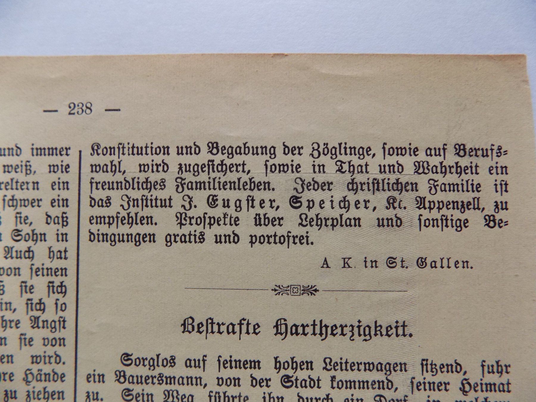 Stiche: Speicher Institut Eugster – Gebraucht aus Risch von Rischli15 3
