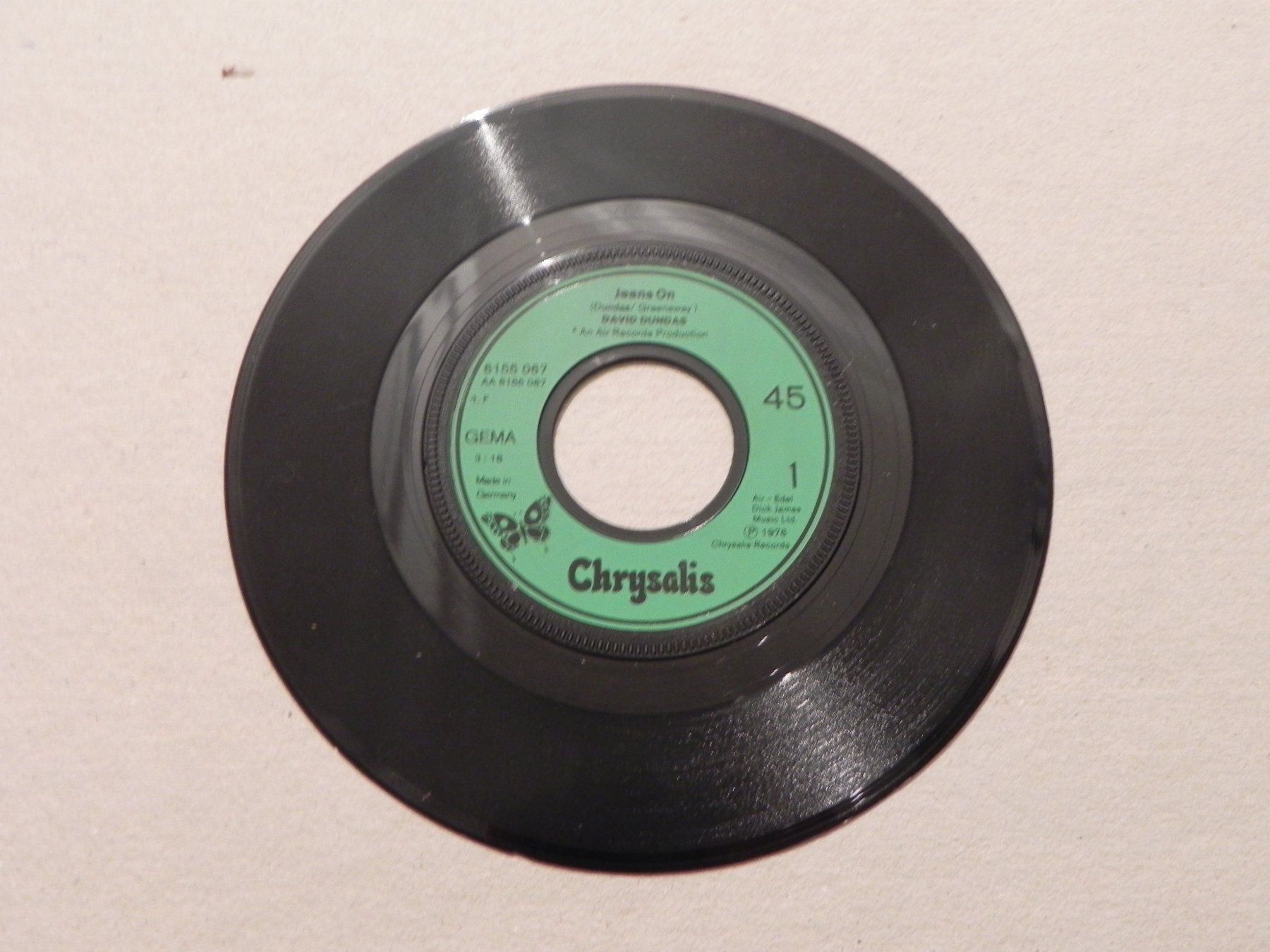 Schallplatten: Single David Dundas 1976 Jeans on – Gebraucht aus Siebnen von krimsie 2
