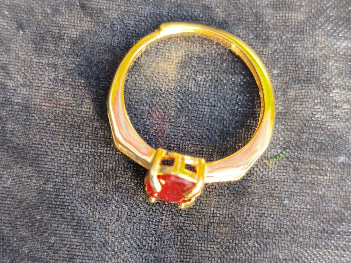 Anelli: Roter Saphir Ring 925 Silber Grösse verstellbar – Nuovo (secondo la descrizione) da St. Gallen venduto da GIULESGG 6