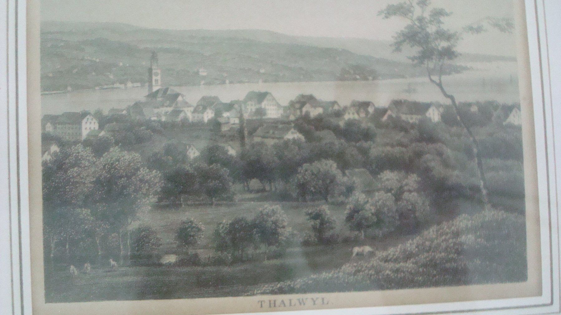 Stiche: Thalwyl Stich in Holzrahmen – Gebraucht aus Münchenstein von Pesci6 1