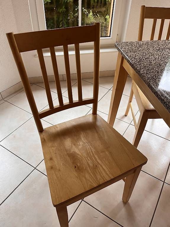 Tischset: Table cuisine plateau granit & 4 chaises  – Gebraucht aus Les Evouettes von Florikatia 2