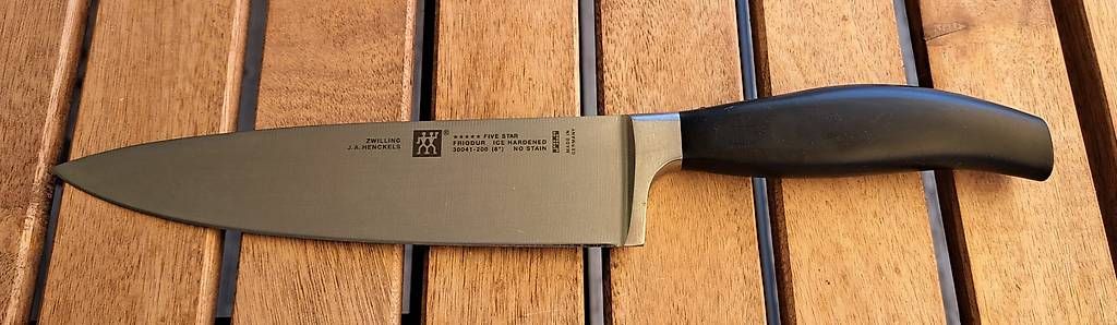 Küchenmesser: Zwilling Five Star Chef's Knife 20 cm – Gebraucht aus Zürich von Ricpat